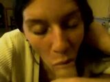 Very good amateur spouse licking and sucking penis and swallowing jizz