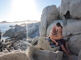 Formidable sexual intercourse at the beach with sensual woman